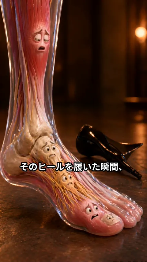 ハイヒール 動画の最初のシーン