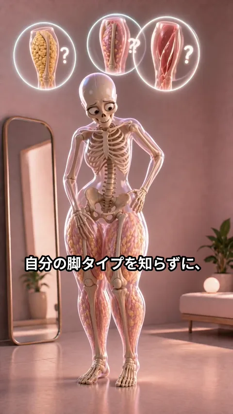 脚タイプ4種 動画の最初のシーン